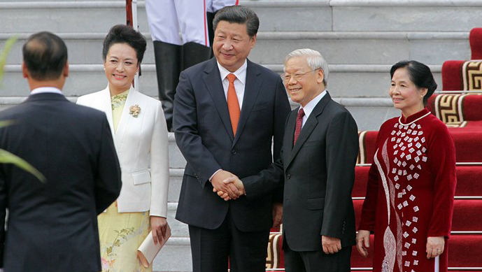 Líderes de Vietnam y China se reúnen en Hanoi